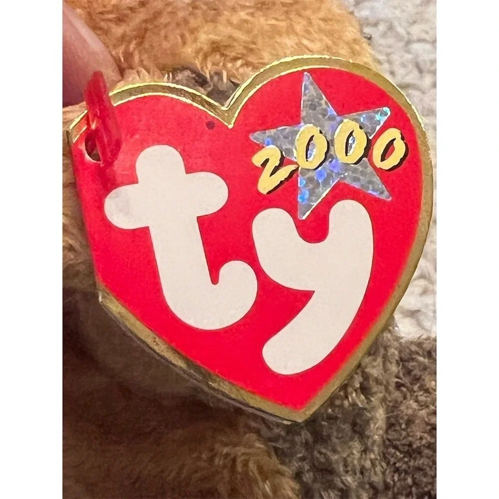 Ty Beanie Babies Whiskers the‎ Dog Plush Toy with Tag 2000